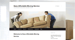 Desktop Screenshot of geesmovingservice.com