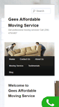 Mobile Screenshot of geesmovingservice.com