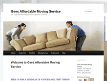 Tablet Screenshot of geesmovingservice.com